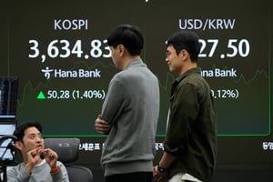 Kospi Hits Record as Asian Markets Rally Ahead of Trump–Xi Talks