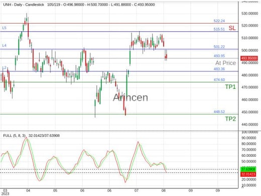 UNH@493.95 Chart