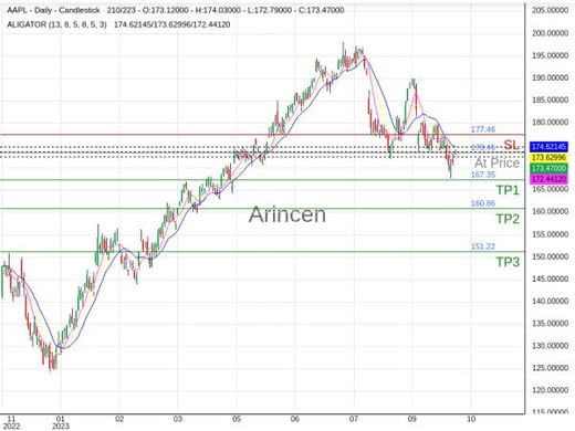 AAPL@173.46 Chart