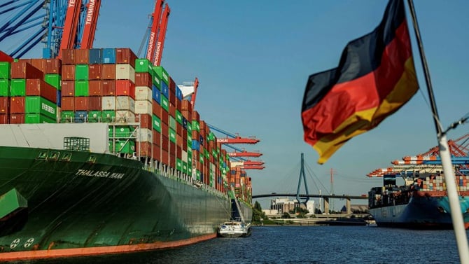 Germany’s Trade Surplus Slides as Imports Outpace Exports