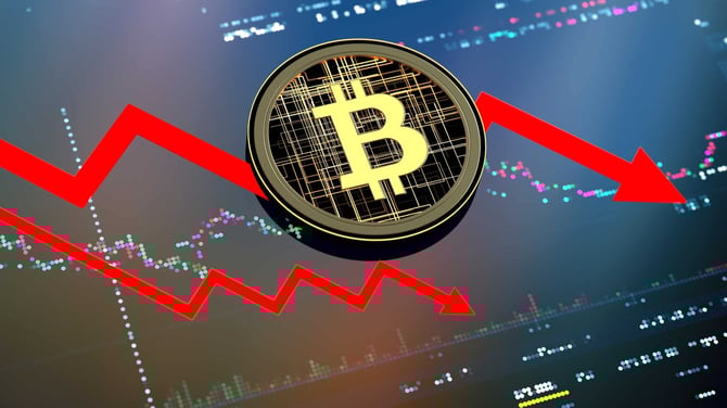 Bitcoin Price Plunges after Big Weekend Selloff