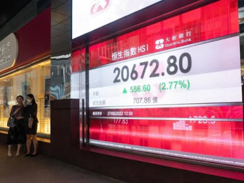 Hong Kong Stocks Falter on Concerns Over Chinese Banks