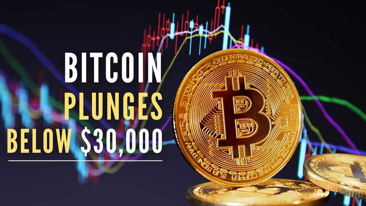 Bitcoin Tumbles Back Below $30,000