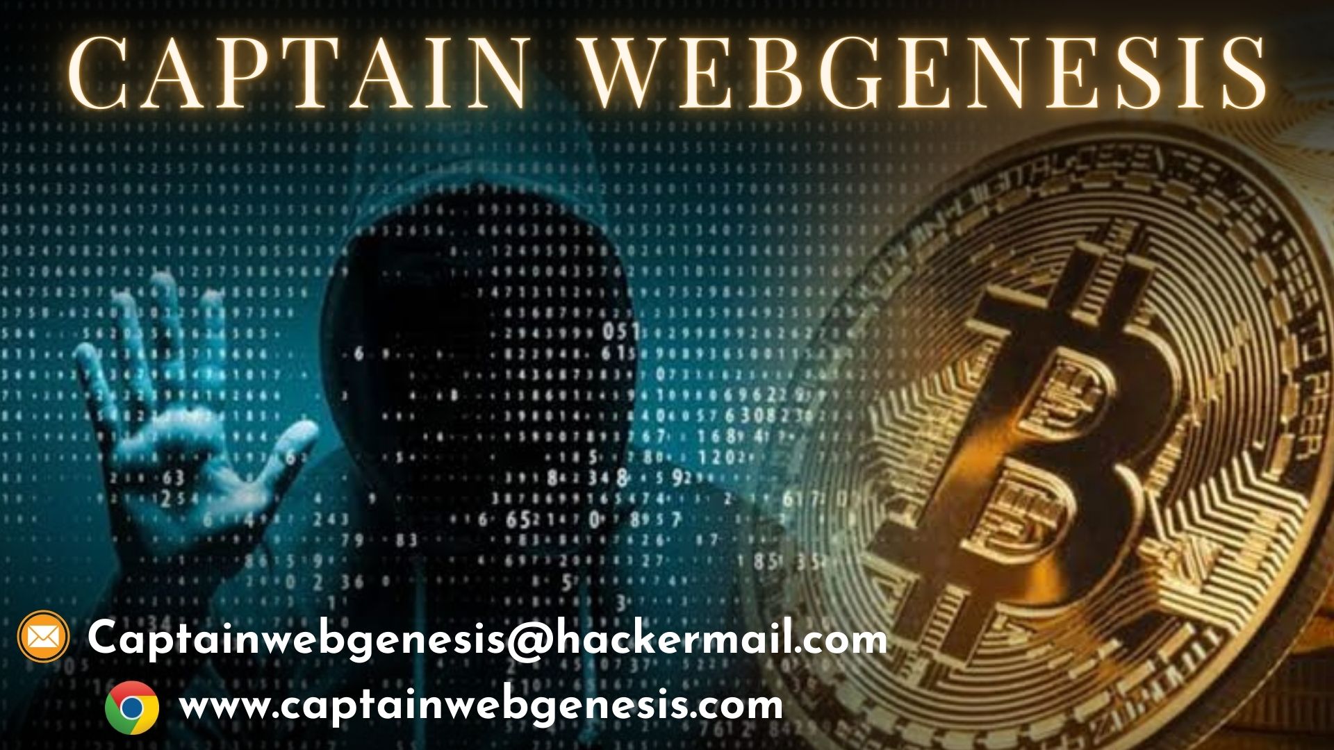 BITCOIN RECOVERY EXPERT / I NEED A HACKER TO RECOVER MY LOST CRYPTO - CAPTAIN WEBGENESIS