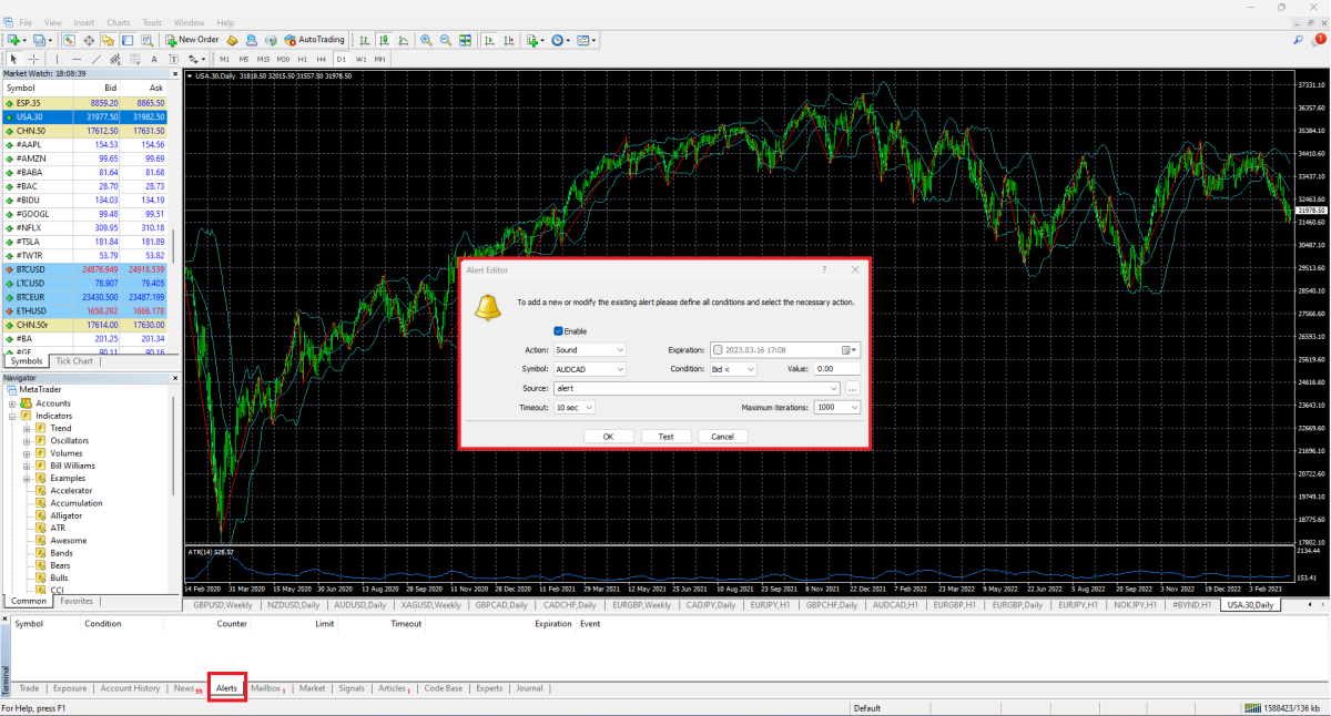 Set Up a Price Alert