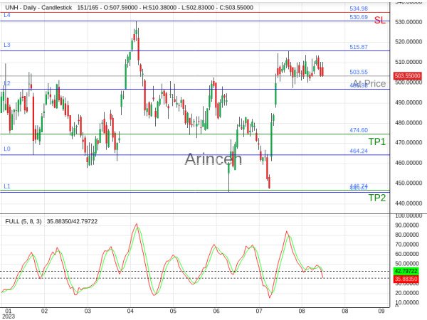 UNH@503.55 Chart